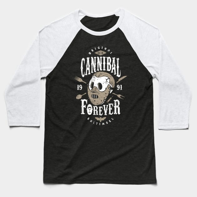 Cannibal Forever Baseball T-Shirt by Olipop